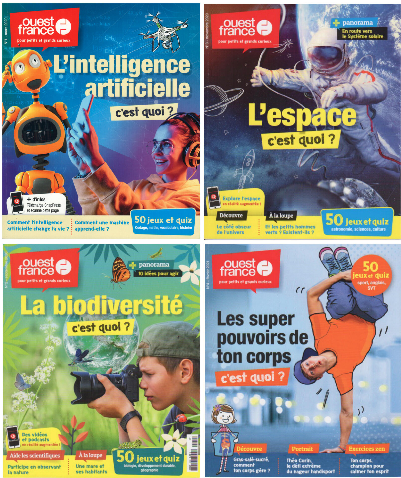 C'est quoi?-éditions Ouest France-adolescents-conception jeux-portrait chinois-test de personnalité-Maureen Lasne